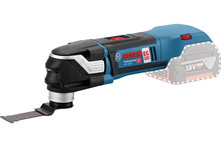 Универсальный резак Bosch GOP 18V-28, синий
