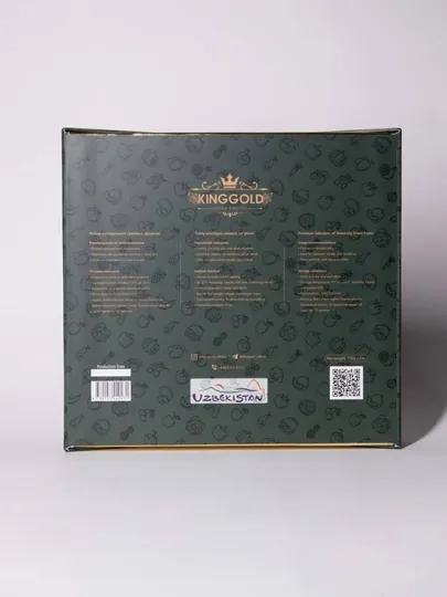 Набор сухофруктов подарочный, вкусняшек и сладостей — KINGGOL-NABOR-ЗЕЛЕН