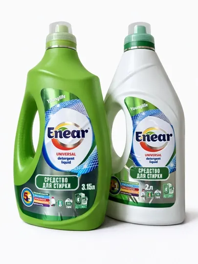Гель для стирки ENEAR, универсальный гель для стирки, 3,15-1 литр