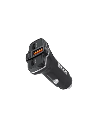 GCR автомобильное зарядное устройство 3 в 1 USB QC3.0 + 2*Type-C PD 30W