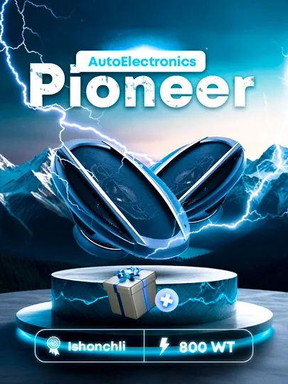 Колонки Pioneer Ts-А6995, 800 Вт, 2 больших размера, 11 см резиновый усилитель