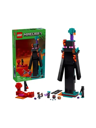 Конструктор LEGO Minecraft Башня Эндермена 21279, 867 деталей