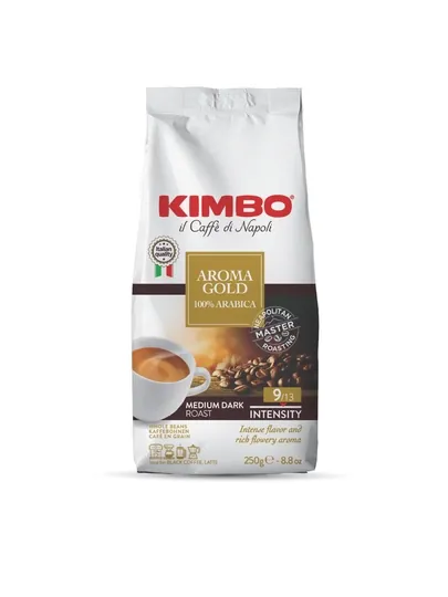 Кофе зерновой Kimbo Aroma gold 100% Арабика, 250 г
