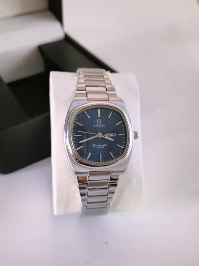 Мужские часы OMEGA классический вид, в подарочной коробке