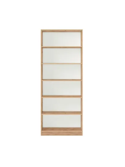 Стеллаж Polini Home Smart Вертикальный, 6 секций, 80x28x202 см, дуб крафт золотой