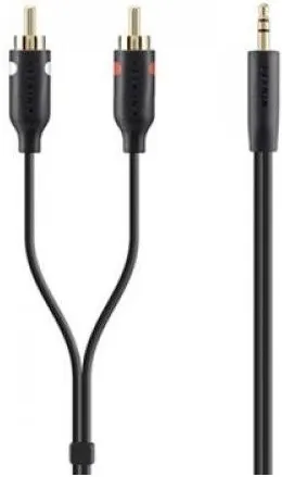 Кабель Aux Belkin F3Y116bt2M черный