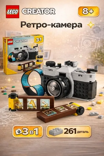 Конструктор LEGO Creator Ретро-камера 31147