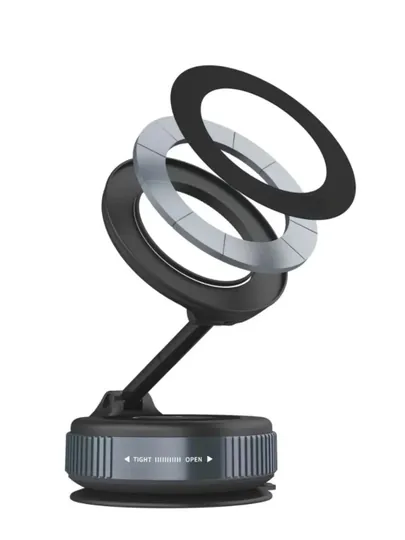 Магнитный держатель для телефона в автомобиль с поворотом 360° с Magsafe, с присоской