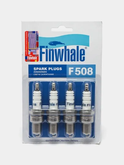 Свеча зажигания Finwhale F508 на автомобиль LADA, 8-ми клапанный, 4 шт — LADAAST-F508