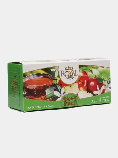 Чай Royal Life Apple Tea, 30 пакетиков