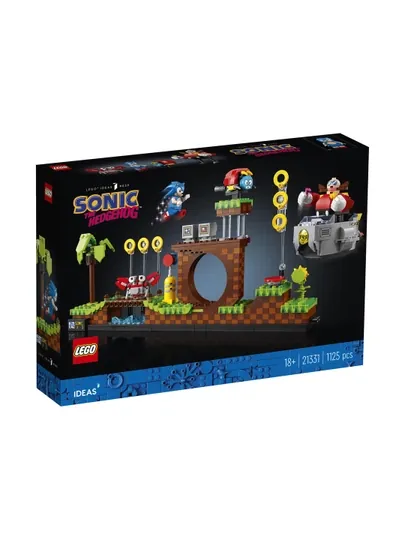 LEGO Ideas 21331 Соник Супер-ёжик: Зона Зелёных Холмов, 1125 деталей