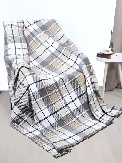 Плед акриловый плед для дивана и кровати.2 человека 180x220 см, 1 человек150x200 см