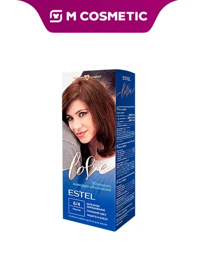 ESTEL Love Крем-краска для волос 6/4 Каштан 115мл УЗ