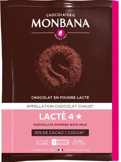 Горячий шоколад MONBANA Lacte4, 30 г
