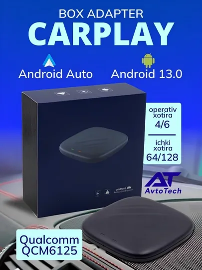CarPlay Box для авто, беспроводной адаптер мультимедиа для Android