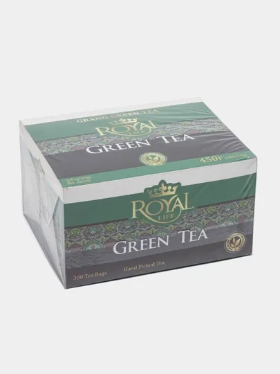 Чай Royal Life Green Tea, 300 пакетиков, 450 г