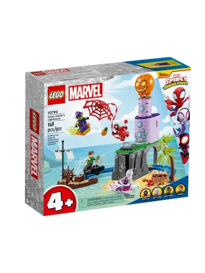 Конструктор LEGO Marvel Команда Паука на маяке Зеленого Гоблина 10790, 149 деталей