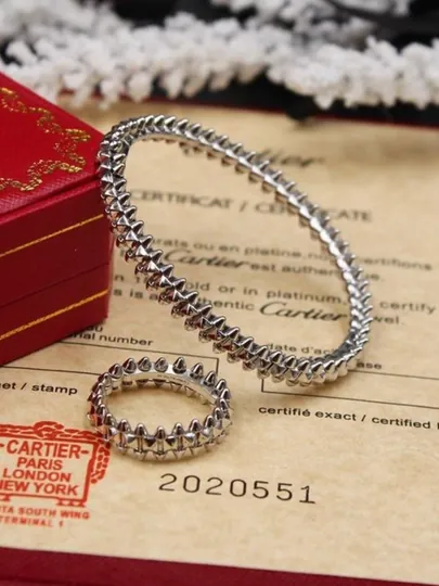 Набор браслет и кольцо (нержавеющая сталь) — MZNJWL-CARTIER-ЗОЛХАКИ-18