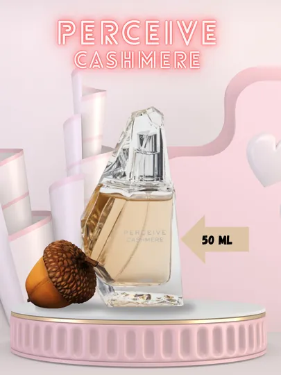 Туалетная вода для женщин, Perceive, Perceive Dew, Cashmere, Silk, 50 мл