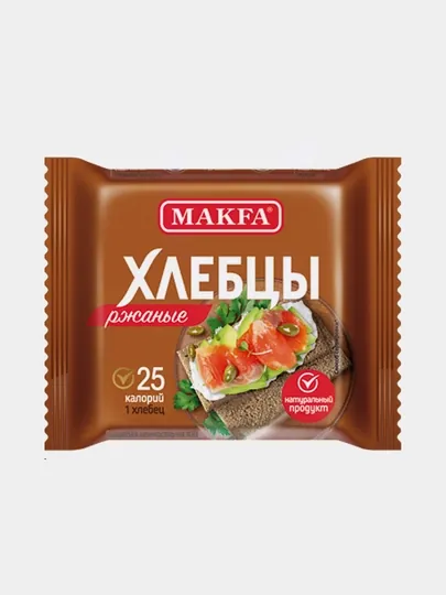 Хлебцы Makfa, ржаные, 60 г