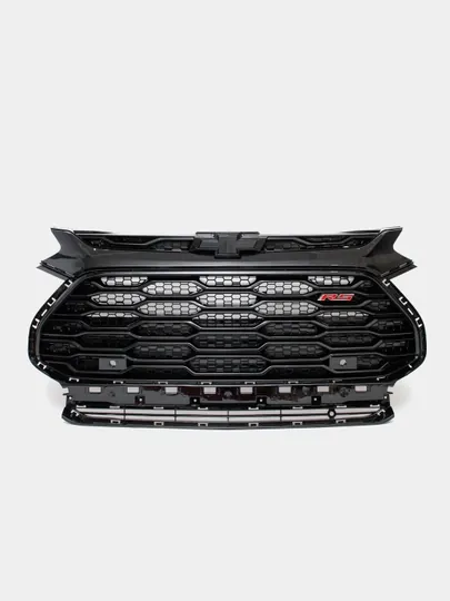Облицовка решетка бампера тюнинг RS /Tracker 2 / Cobalt / ONIX / BLACK PIANO — CARBOX-ОБЛИЦОВ-АЛЫЙ