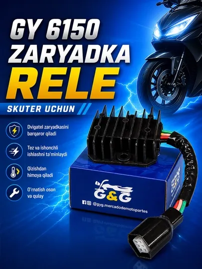 Реле-регулятор зарядки Tank GY6