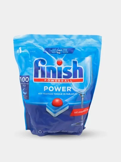 Таблетки для посудомоечной машины FINISH Power, 80 шт