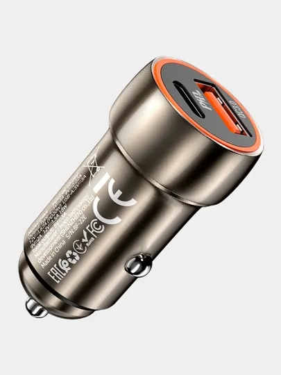 Автомобильное зарядное устройство Hoco Z46A, PD20W, QC3.0, в комплекте с кабелем или без