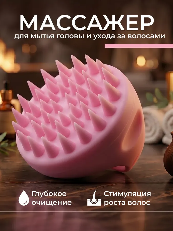 Массажер для головы и мытья волос
