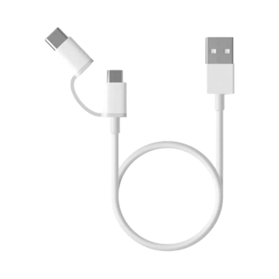 USB кабель Xiaomi SJX02ZM Micro/Type C (30cm)