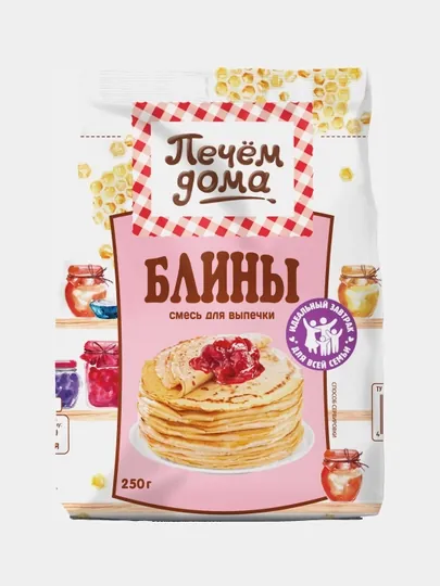 Смесь для выпечки Печём дома, блины, 250 гр