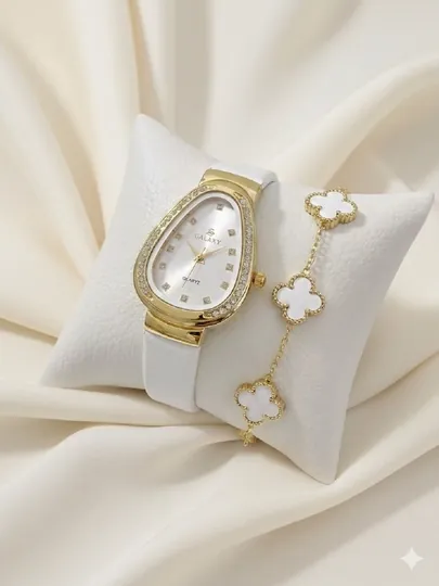 Подарочный набор Galaxy watch & van cleef — 9858580-SOAT1LUCENT-БЕЛЫЙ