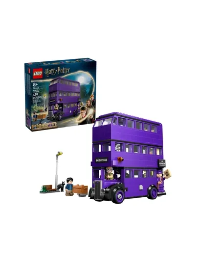 Конструктор LEGO Приключение на автобусе «Ночной рыцарь» 76446, 499 деталей