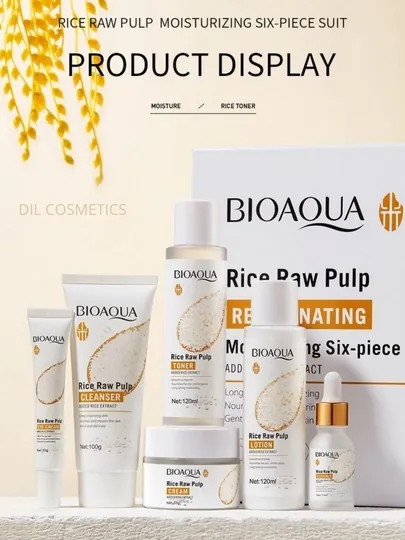 Набор для ухода за лицом Bioaqua и витамин С, 6 в 1