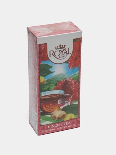 Чай Royal Life Ginger Tea, 25 пакетиков