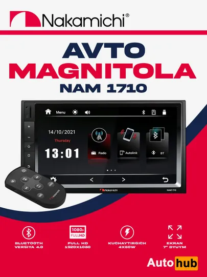 Автомагнитол Nakamichi NAM1710