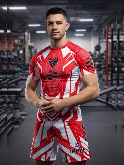 Форма RDX MMA, шорты и футболка MMA, экипировка для боевых видов спорта, IMMAF, грэпплинг
