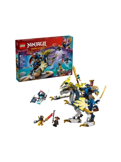 Конструктор LEGO NINJAGO 71843 Робот-всадник дракона Изгоя, 584 детали