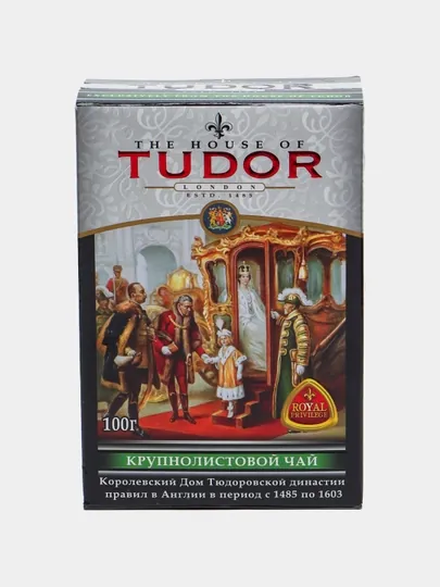 Чай чёрный Tudor Крупнолистовой, 100 г