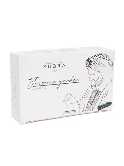 Зеленый чай "Jasmine Garden" 10 пакетиков, 40 гр — KUBRA-JASMINE4GR