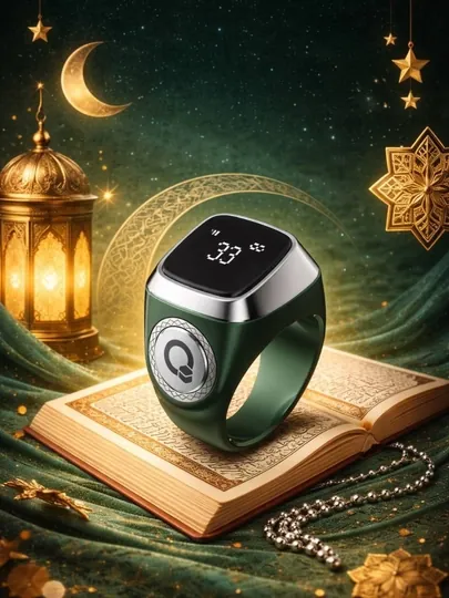 Умное кольцо Zikr Ring Lite S, с напоминанием о намазе и тасбих-счётчиком