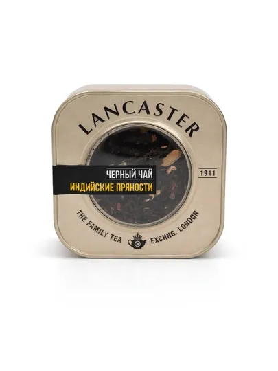 Чай листовой Lancaster в жестяной банке, ассорти вкусов, 75 г — TCFSHOP-LANCASTER-БЕЖМЕЛ
