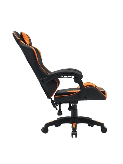 Игровое компьютерное кресло Canyon Core SGCH2, экокожа, подушки мягкие подлокотники 120 кг — GGMARKT-CNESGCH2W-ОРАНЖ