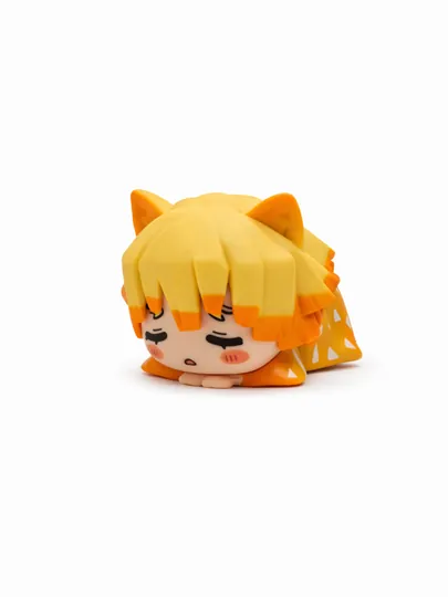 Коллекционные аниме фигурки "Клинок рассекающий демонов" Demon slayer — AN1ME-KLINOKCAT-ЖЕЛТ