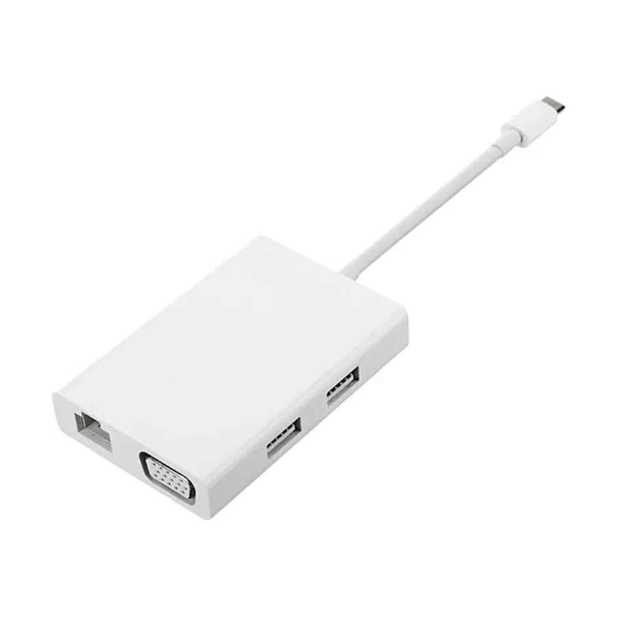 Аксессуар MI Adapter Type-C to VGA and Ethernet