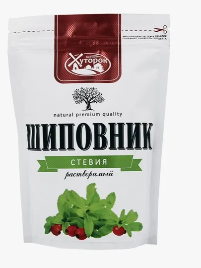Шиповник натуральный гранулированный со стевией, Бабушкин Хуторок, 75 г — ВКРГСВТ-P1A2293