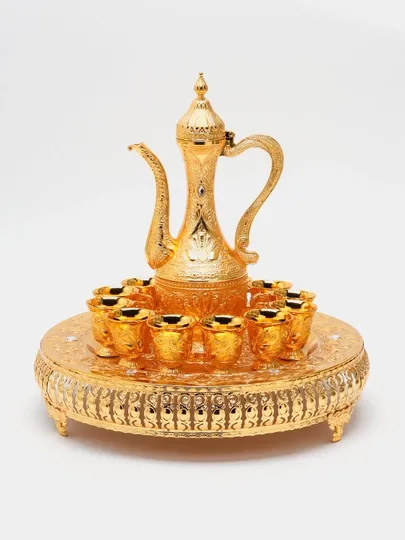 Украшения для Рамадана, Зам Зам набор для гостей умра хадж, чайник и кружки на 12 персон