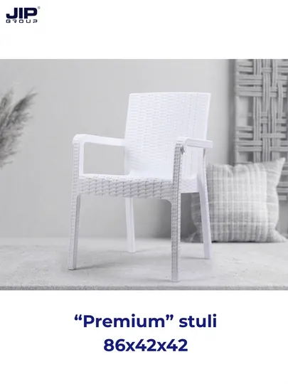 Пластиковый стул «Premium», выдерживает нагрузку до 200 кг
