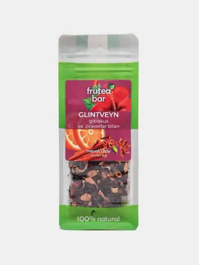 Fruteabar "Глинтвейн с гибискусом и пряностями" Чайный напиток сухой рассыпной, 50 гр