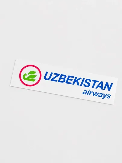 Наклейка Uzbekistan Airways — для автомобиля